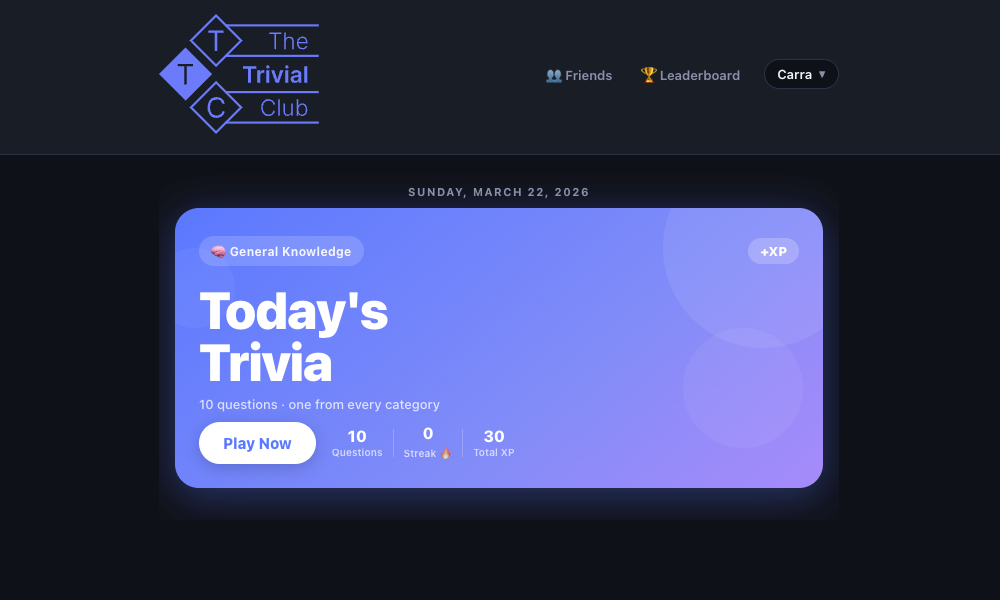 The Trivial Club project